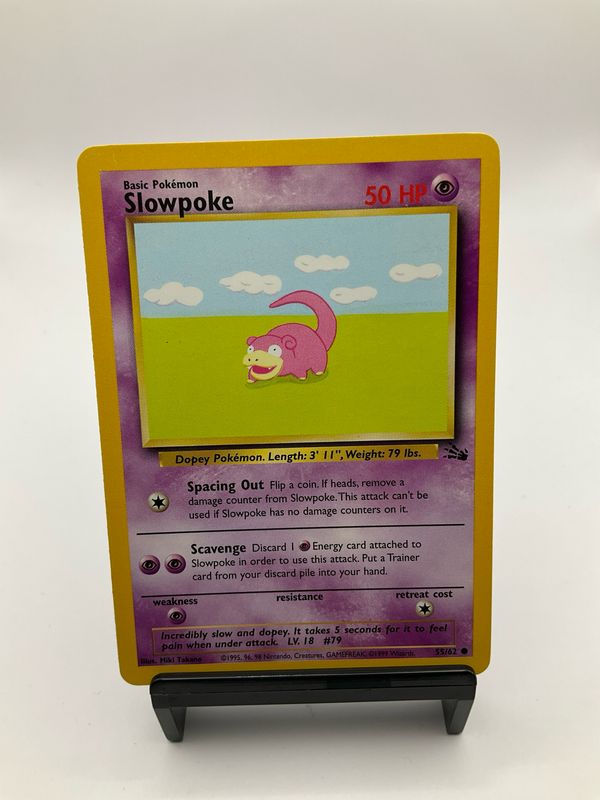 POKEMON SLOWPOKE FOSSIL BASE 55/62