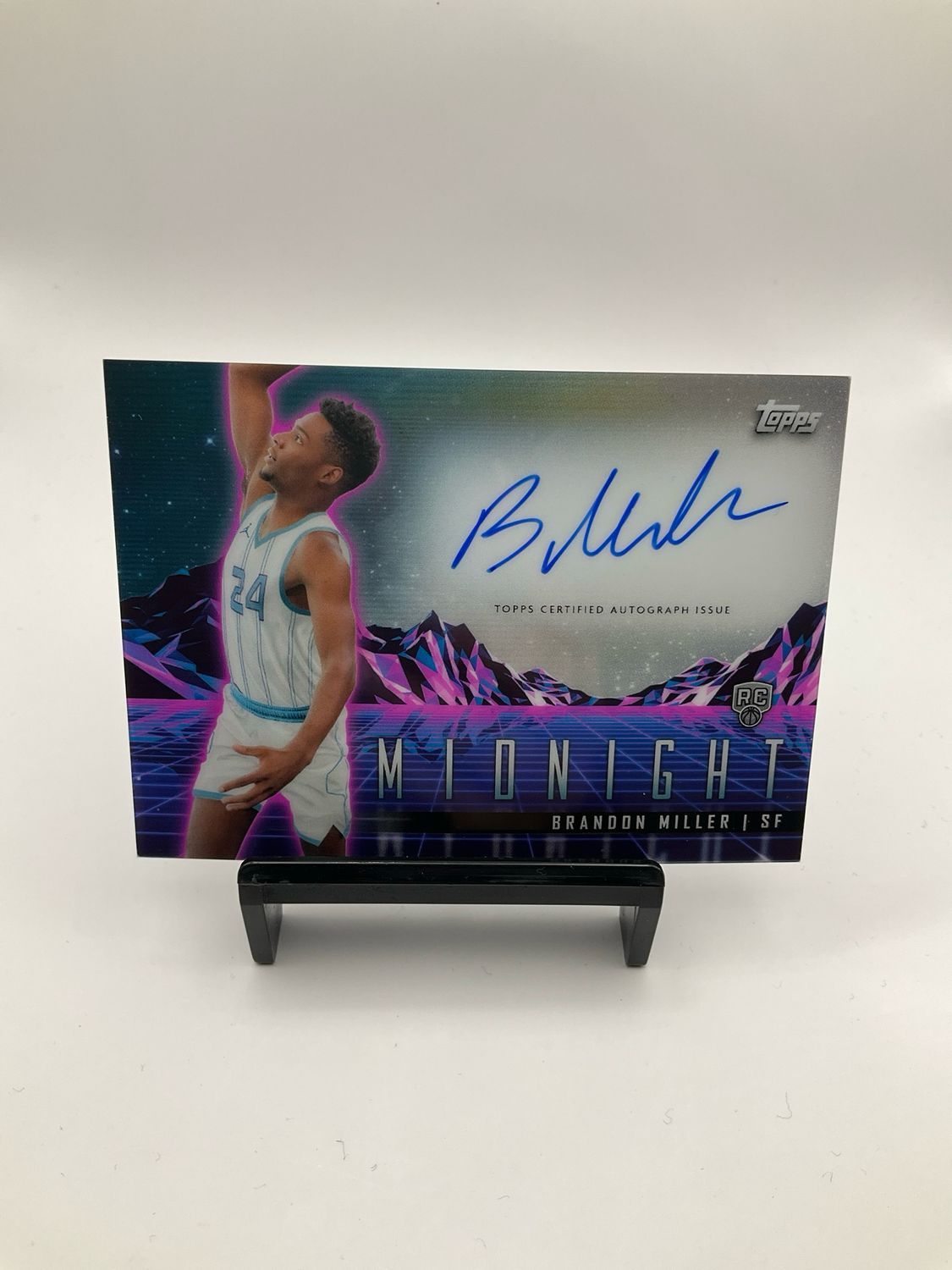 2024 TOPPS MIDNIGHT BRANDON MILLER ROOKIE HORIZON SIGNATURES