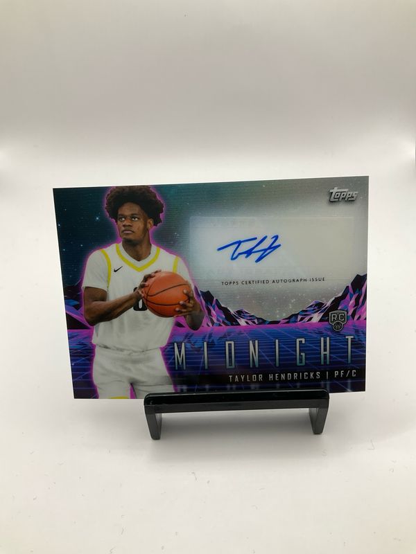 2024 TOPPS MIDNIGHT TAYLOR HENDRICKS ROOKIE HORIZON SIGNATURES