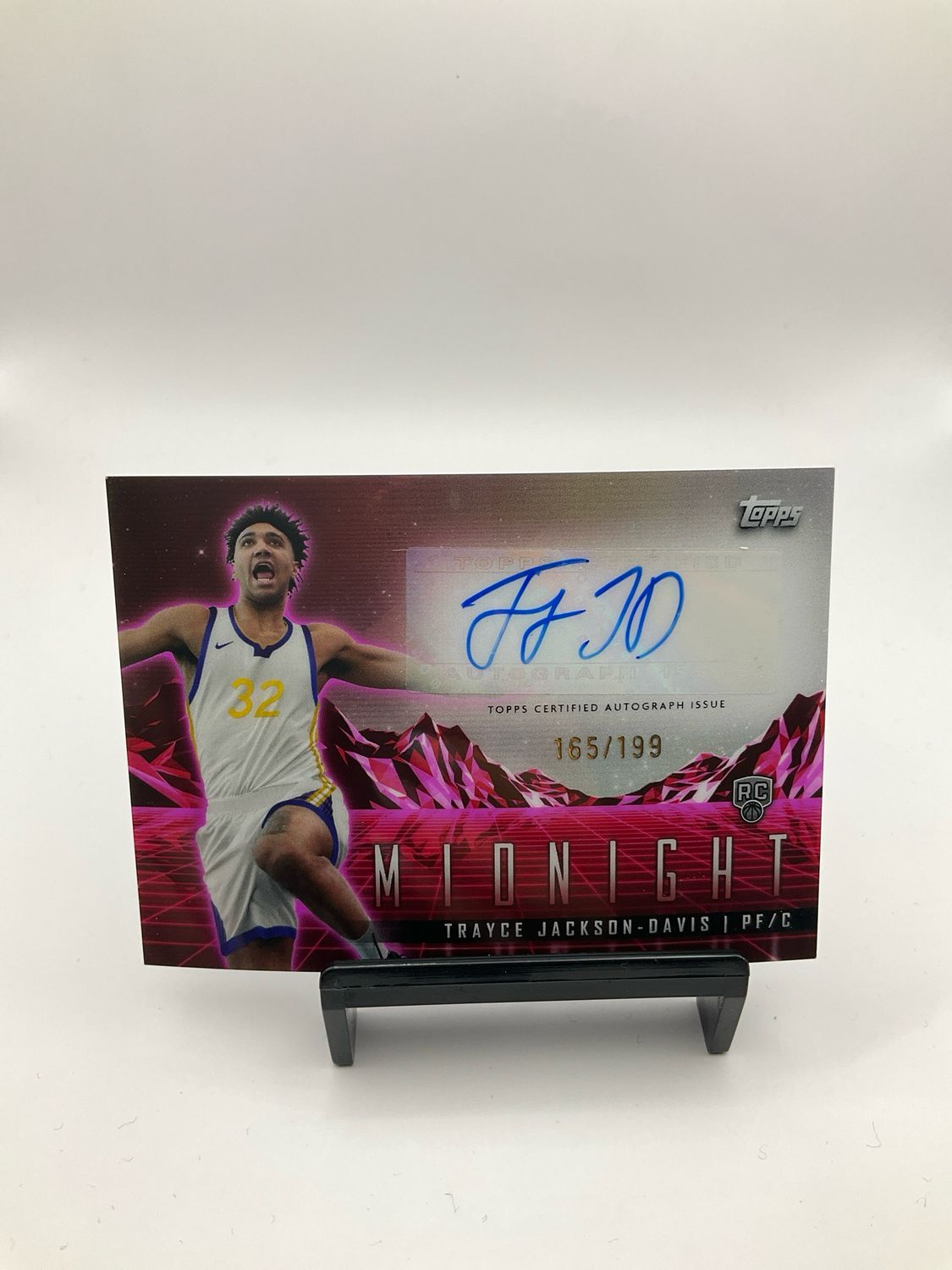 2024 TOPPS MIDNIGHT TRAYCE JACKSON-DAVIS PINK ROOKIE HORIZON SIGNATURES 165/199