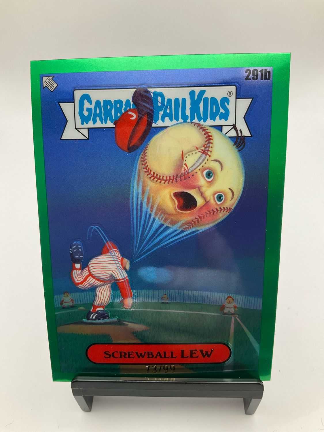 2024 TOPPS GARBAGE PAIL KIDS SCREWBALL LEW GREEN 73/99
