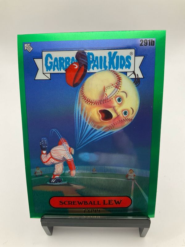 2024 TOPPS GARBAGE PAIL KIDS SCREWBALL LEW GREEN 73/99