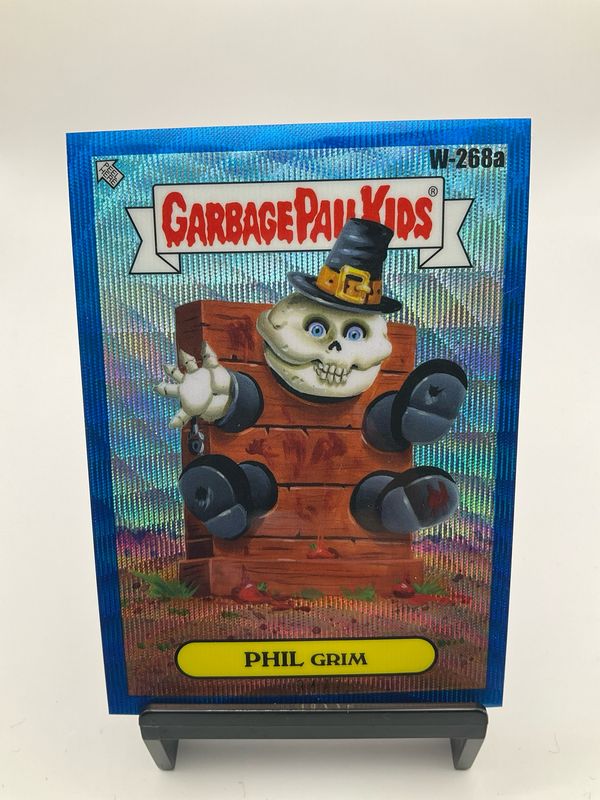 2024 TOPPS GARBAGE PAIL KIDS PHIL GRIM BLUE WAVE 34/75