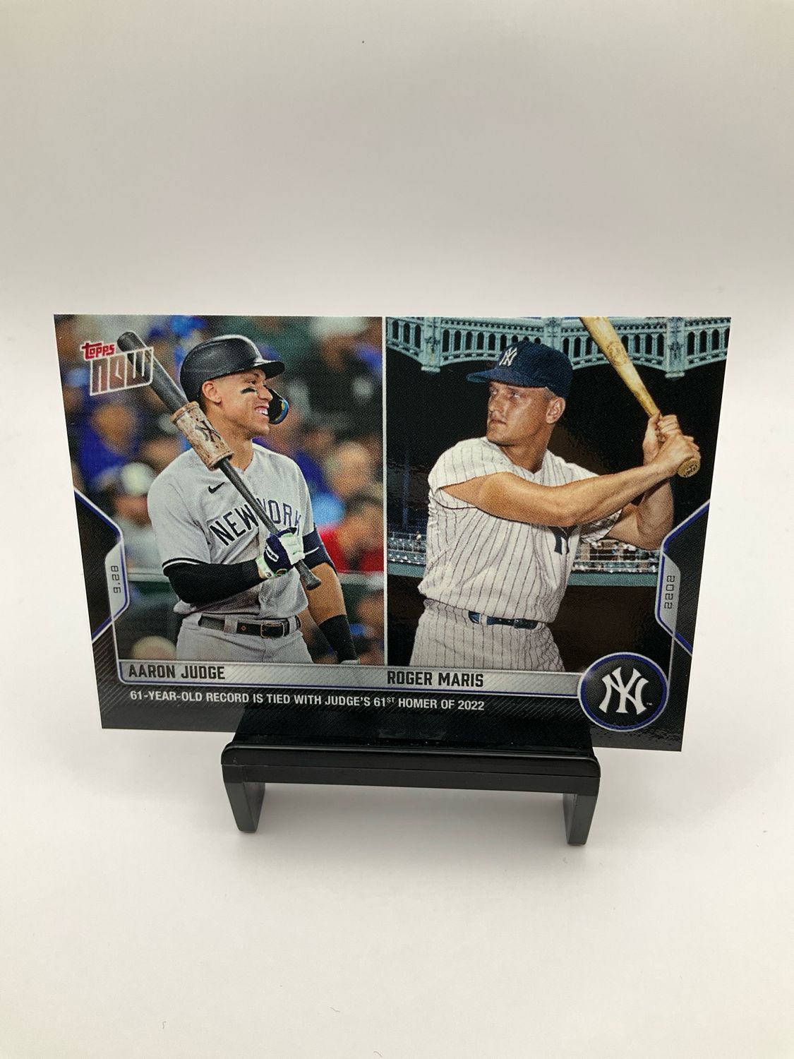 2022 TOPPS NOW AARON JUDGE/ROGER MARIS 976