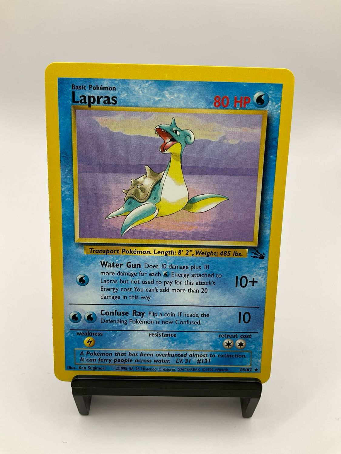 POKEMON LAPRAS FOSSIL BASE 25/32