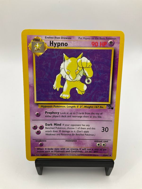 POKEMON HYPNO FOSSIL BASE 23/62
