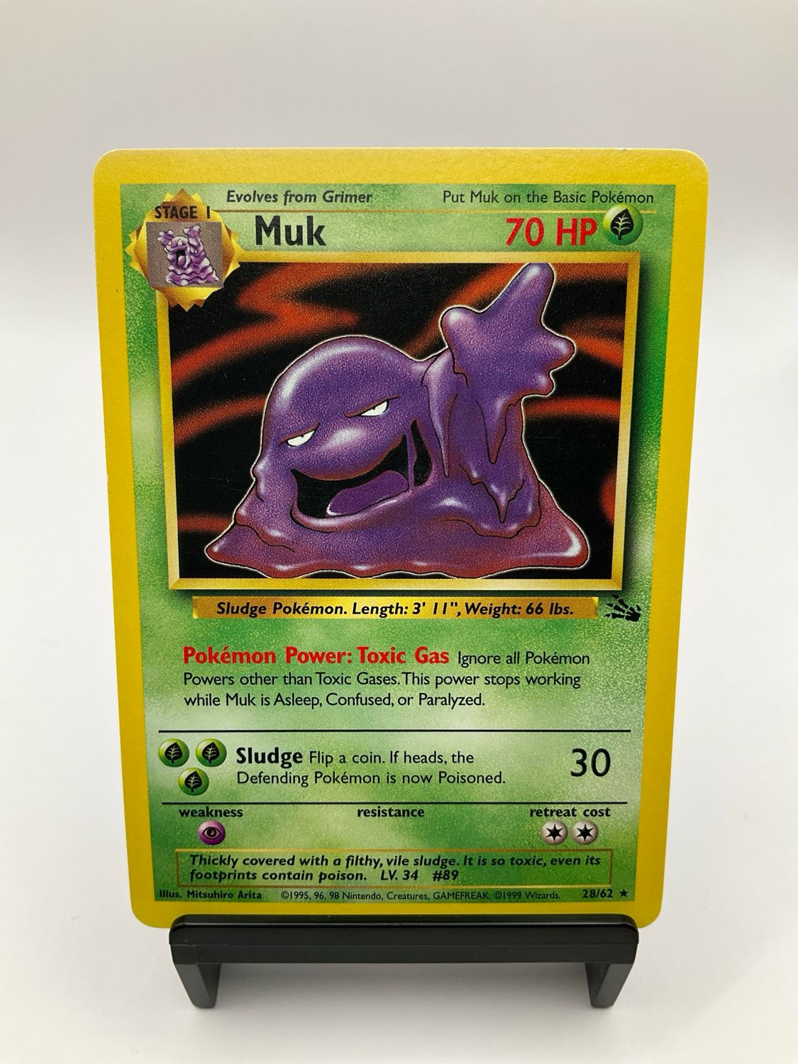 POKEMON MUK FOSSIL BASE 28/62