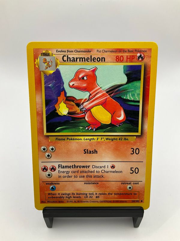 POKEMON CHARMELEON BASE 24/102