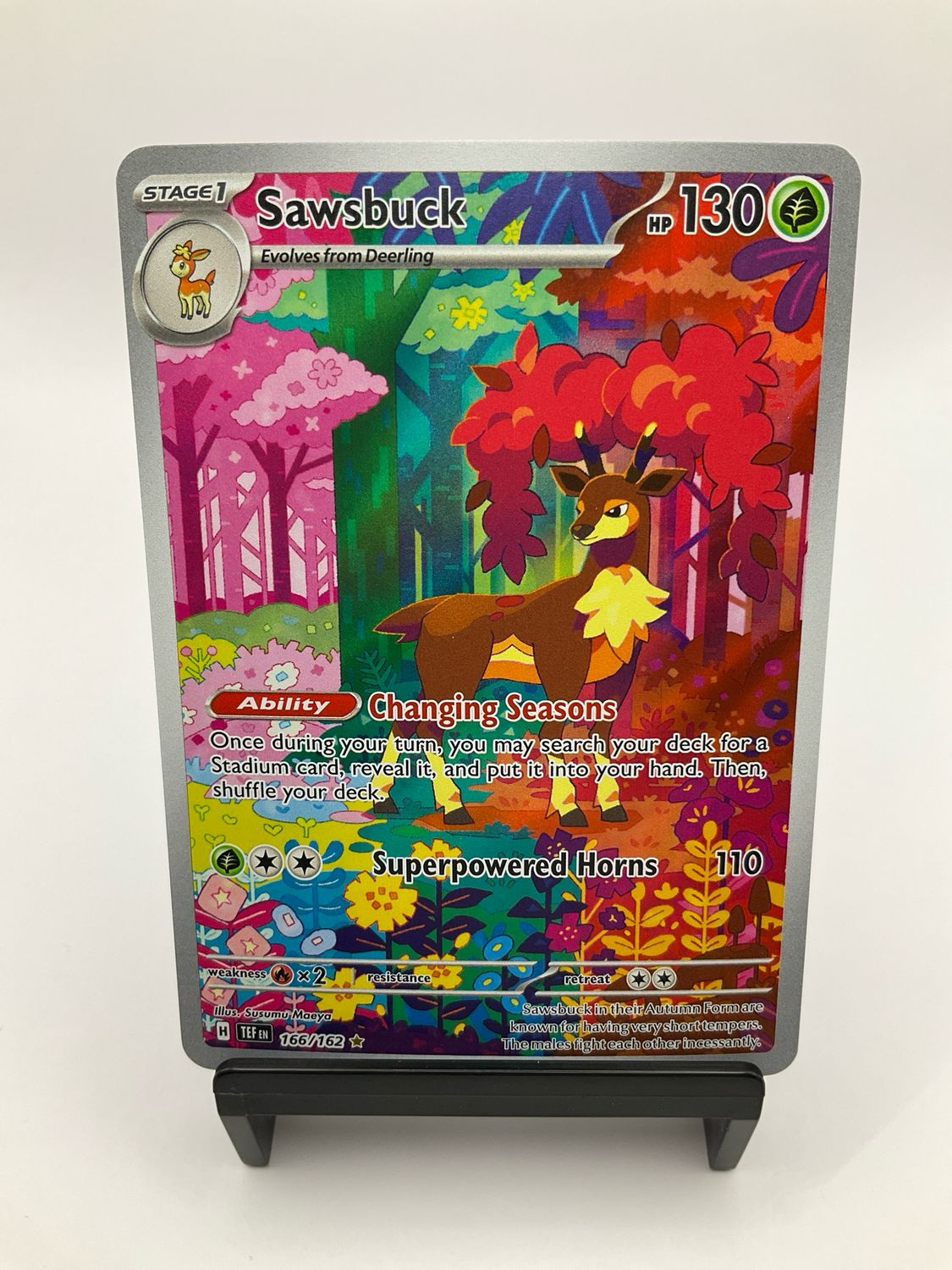 POKEMON SAWSBUCK 166/162