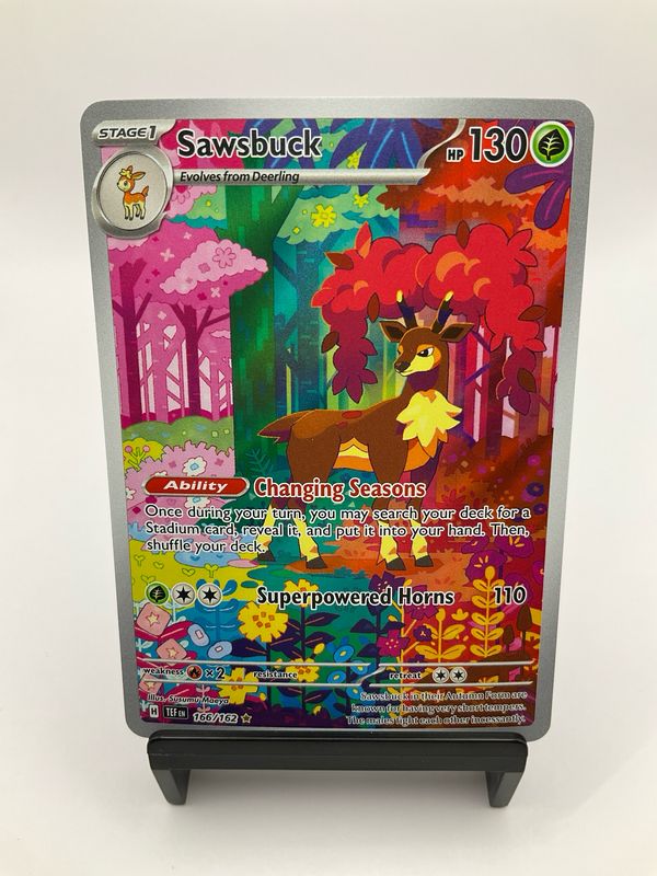 POKEMON SAWSBUCK 166/162