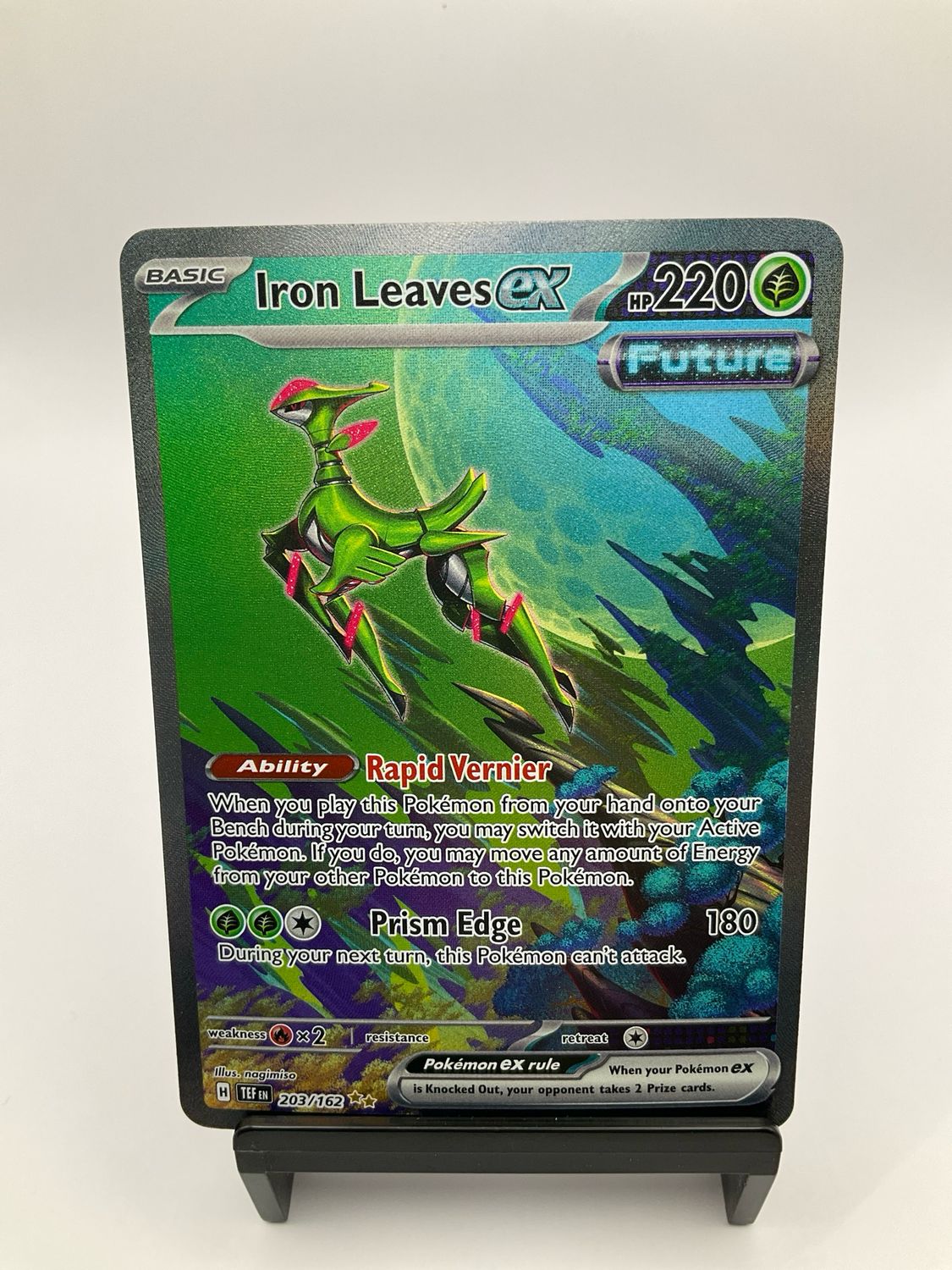 POKEMON IRON LEAVES EX 203/162