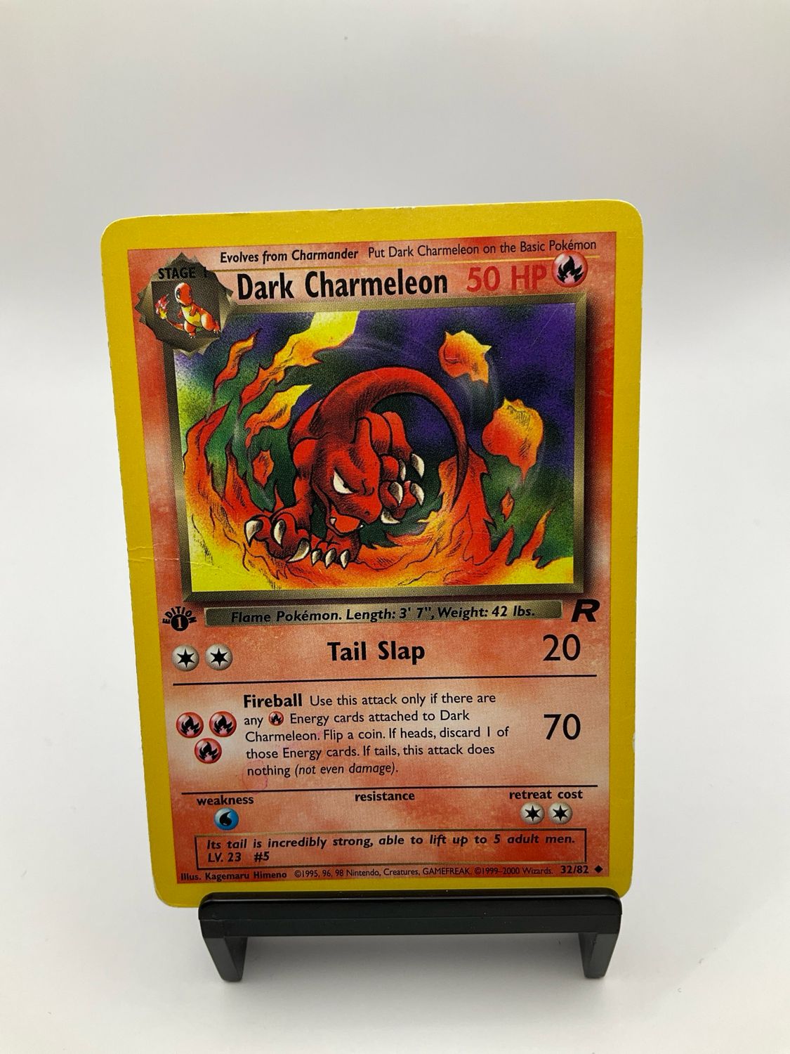 POKEMON 1ST EDITION DARK CHARMELEON TEAM ROCKETT 32/82