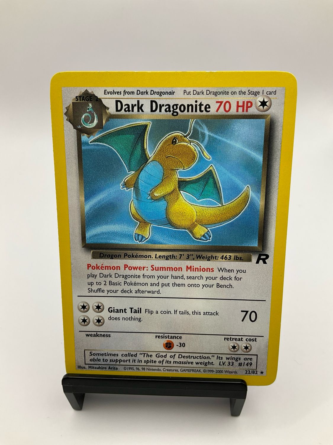 POKEMON DARK DRAGONITE TEAM ROCKETT 22/82