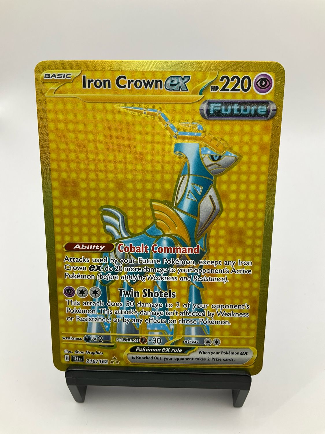 POKEMON IRON CROWN EX GOLD 216/162