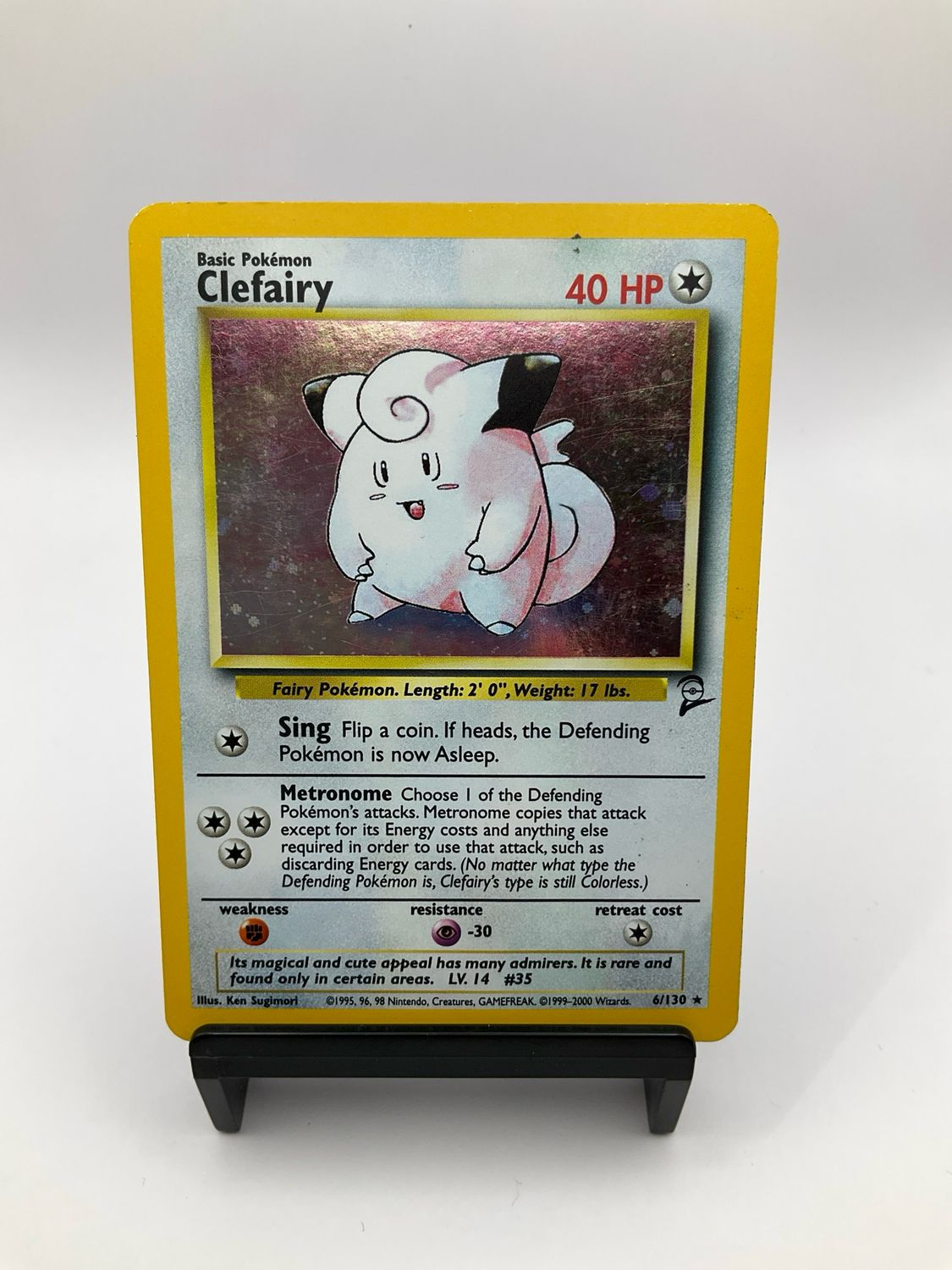 POKEMON CLEFAIRY HOLO 6/130