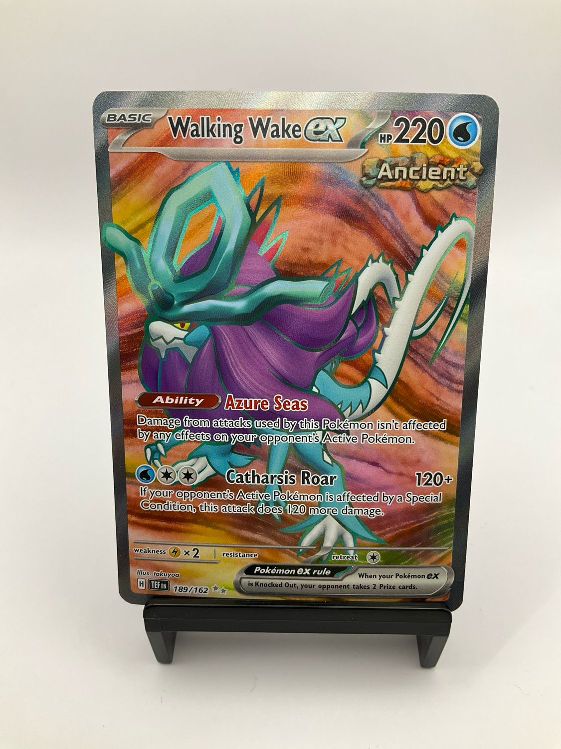 POKEMON WALKING WAKE EX 189/162