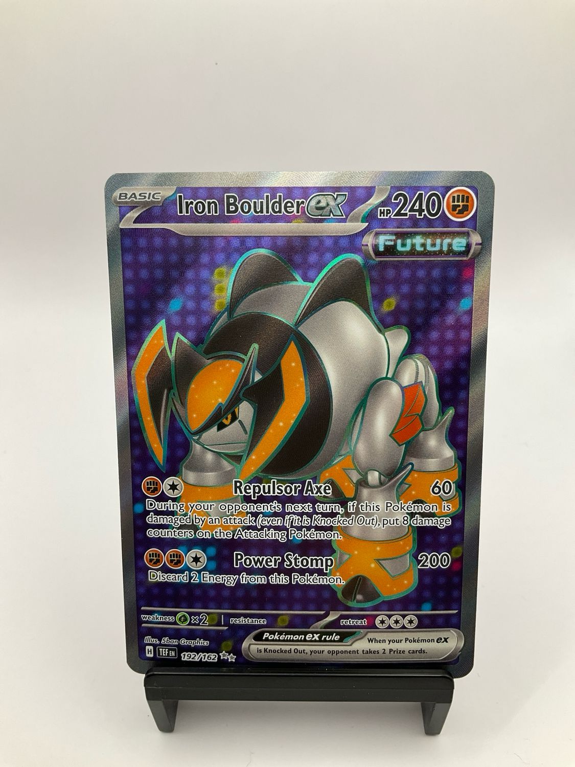 POKEMON IRON BOULDER EX 192/162