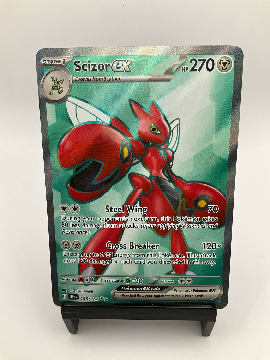 POKEMON SCIZOR EX 195/162