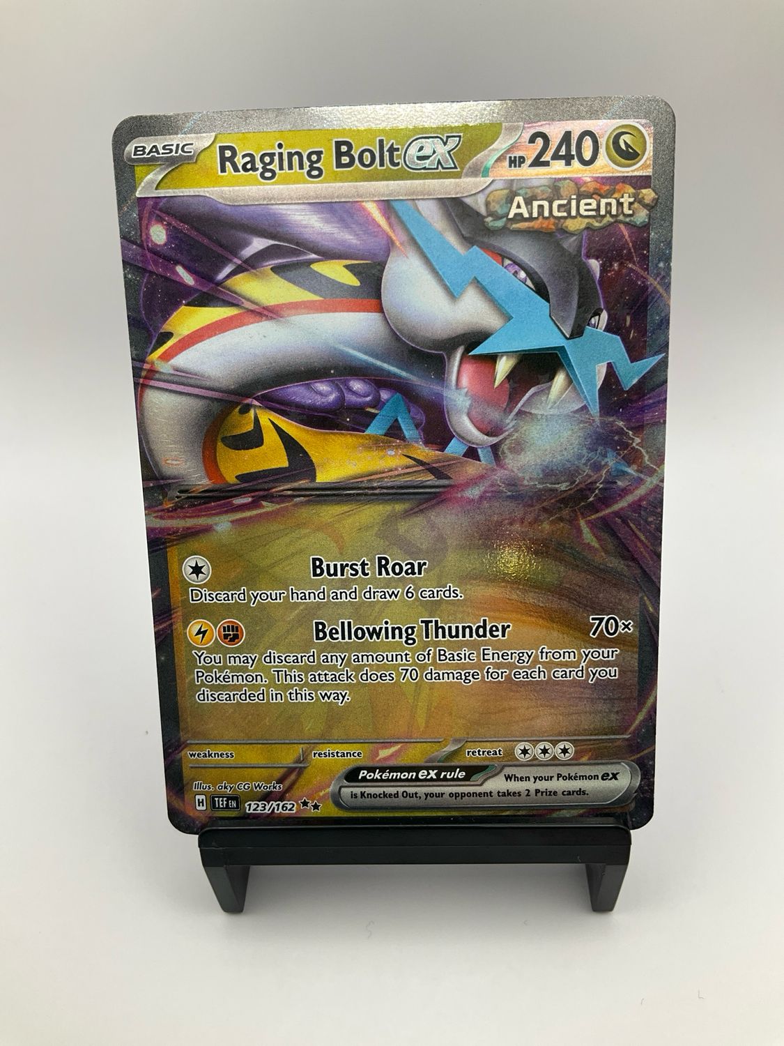 POKEMON RAGING BOLT EX 123/162