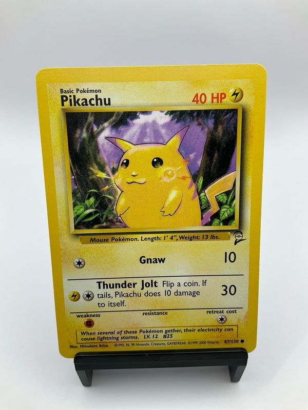 POKEMON PIKACHU BASE SET 2 87/130