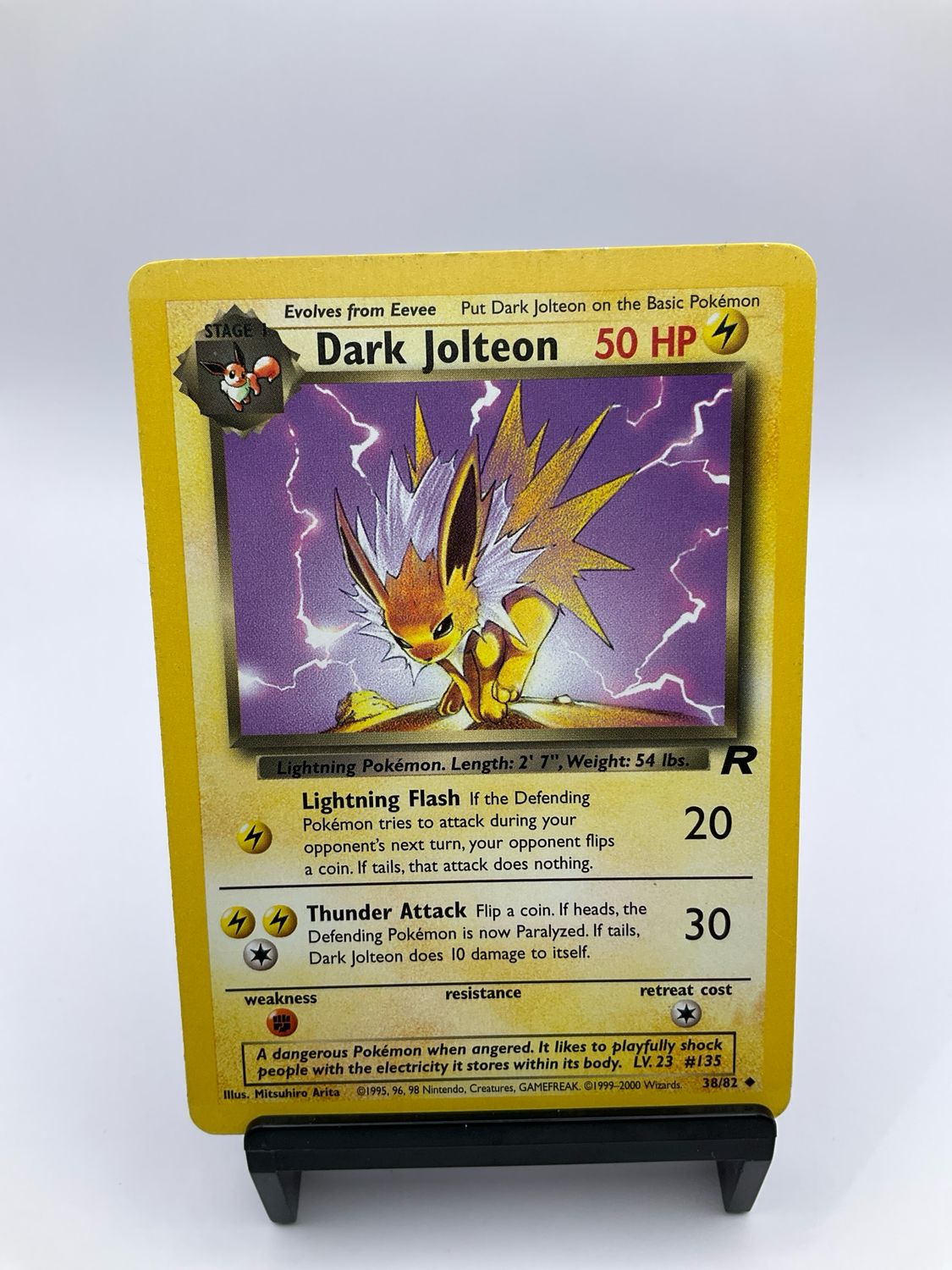 POKEMON DARK JOLTEON TEAM ROCKET 38/82