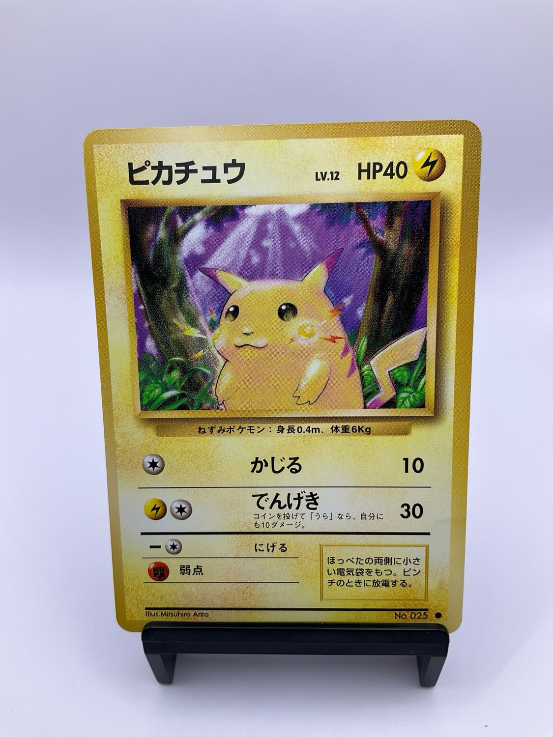 POKEMON JAPANESE PIKACHU NO.025