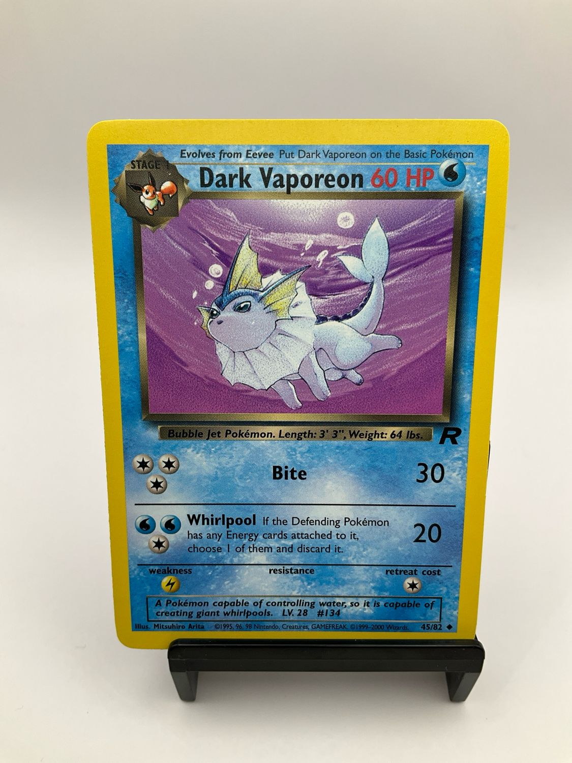 POKEMON DARK VAPOREON TEAM ROCKET 45/82