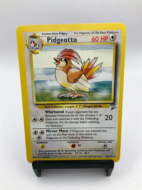 POKEMON PIDGEOTTO BASE SET 2 28/130