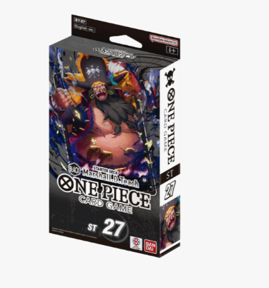 ONE PIECE BLACK MARSHALL D TEACH STARTER DECK