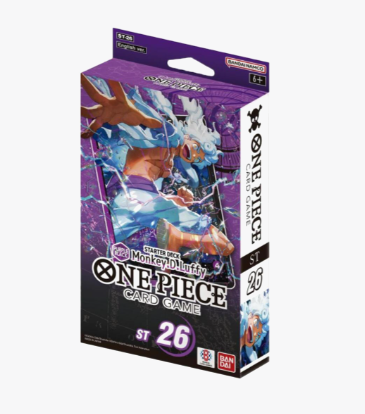 ONE PIECE PURPLE/BLACK MONKEY D LUFFY STARTER DECK