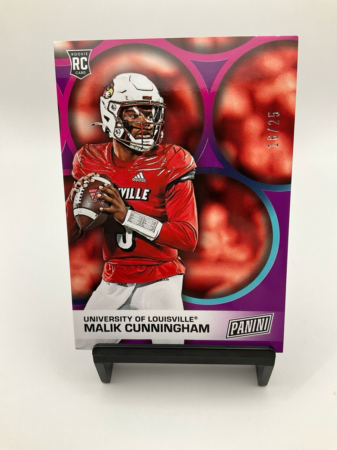 2023 Panini Father&#39;s Day Football Purple /25 Malik Cunningham #FB8