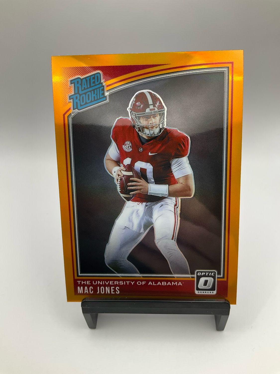 2021 CHRONICLES DONRUSS OPTIC DRAF PICKS MAC JONES ORANGE
