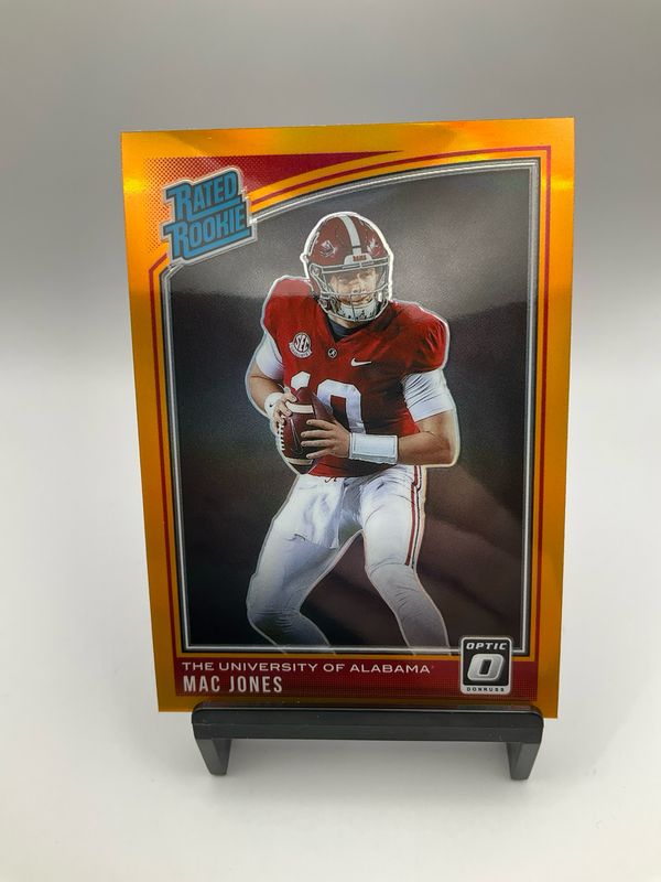 2021 CHRONICLES DONRUSS OPTIC DRAF PICKS MAC JONES ORANGE
