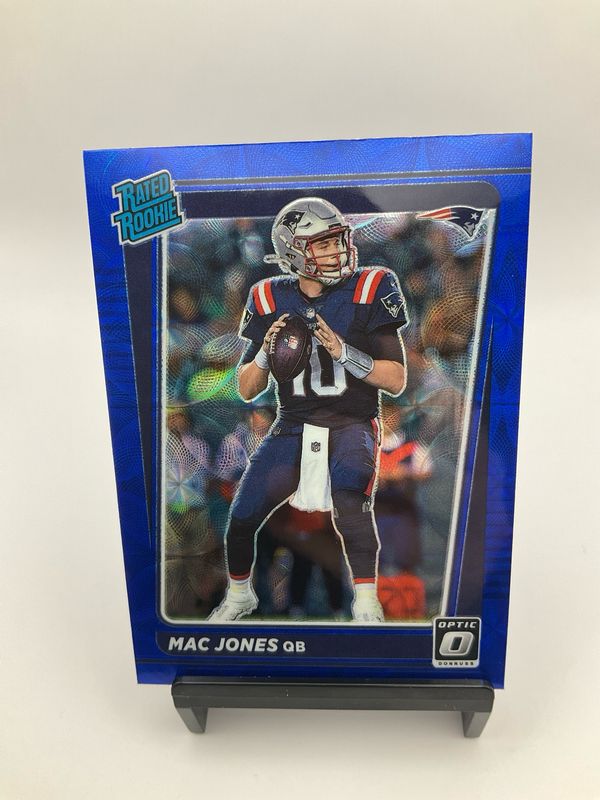 2021 Donruss Optic Blue Scope Mac Jones Rookie 206