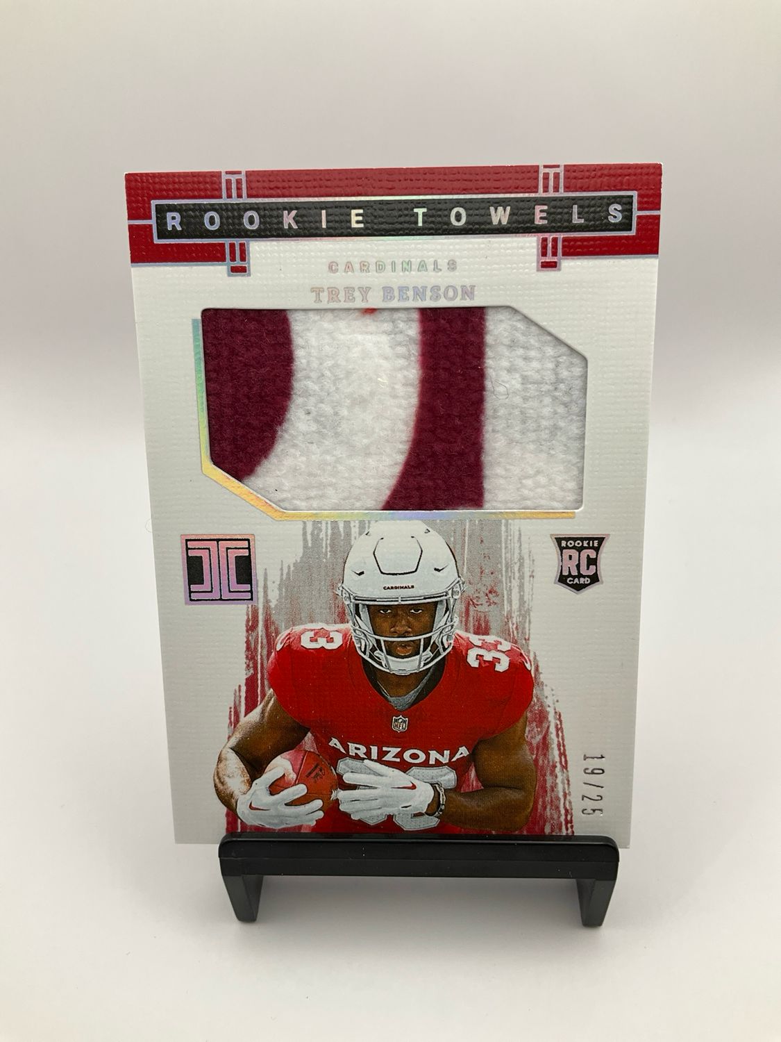 2024 Panini Impeccable Trey Benson Rookie Towels RC Rookie 19/25