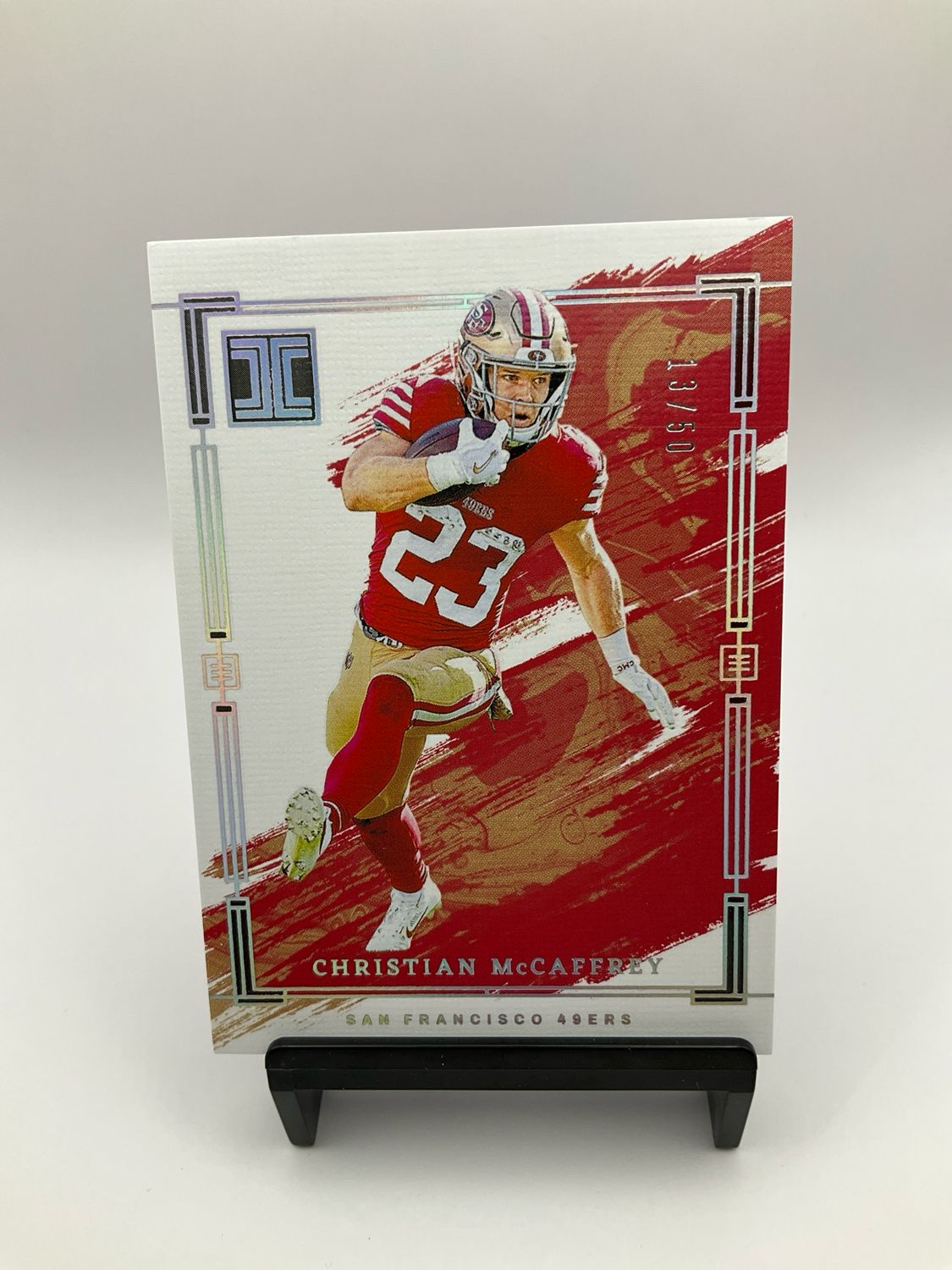 2024 Impeccable Football Christian McCaffrey #61 Silver 13/50