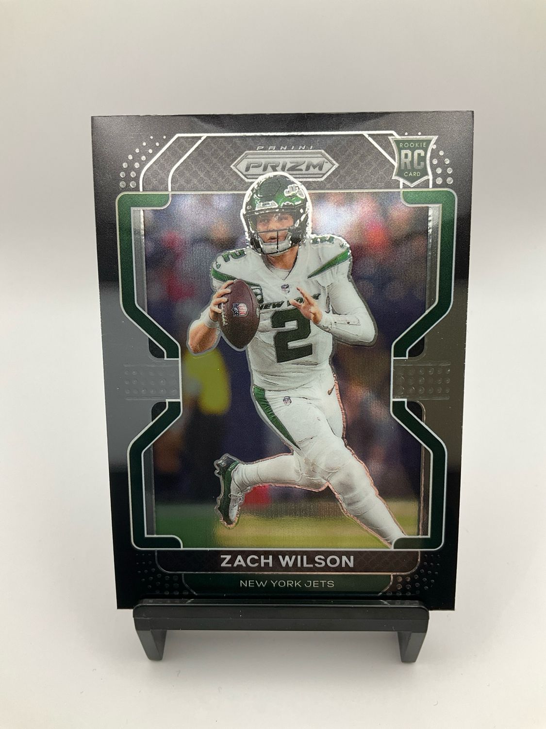 2021 Panini Chronicles #PB-2 Zach Wilson Prizm Black Silver