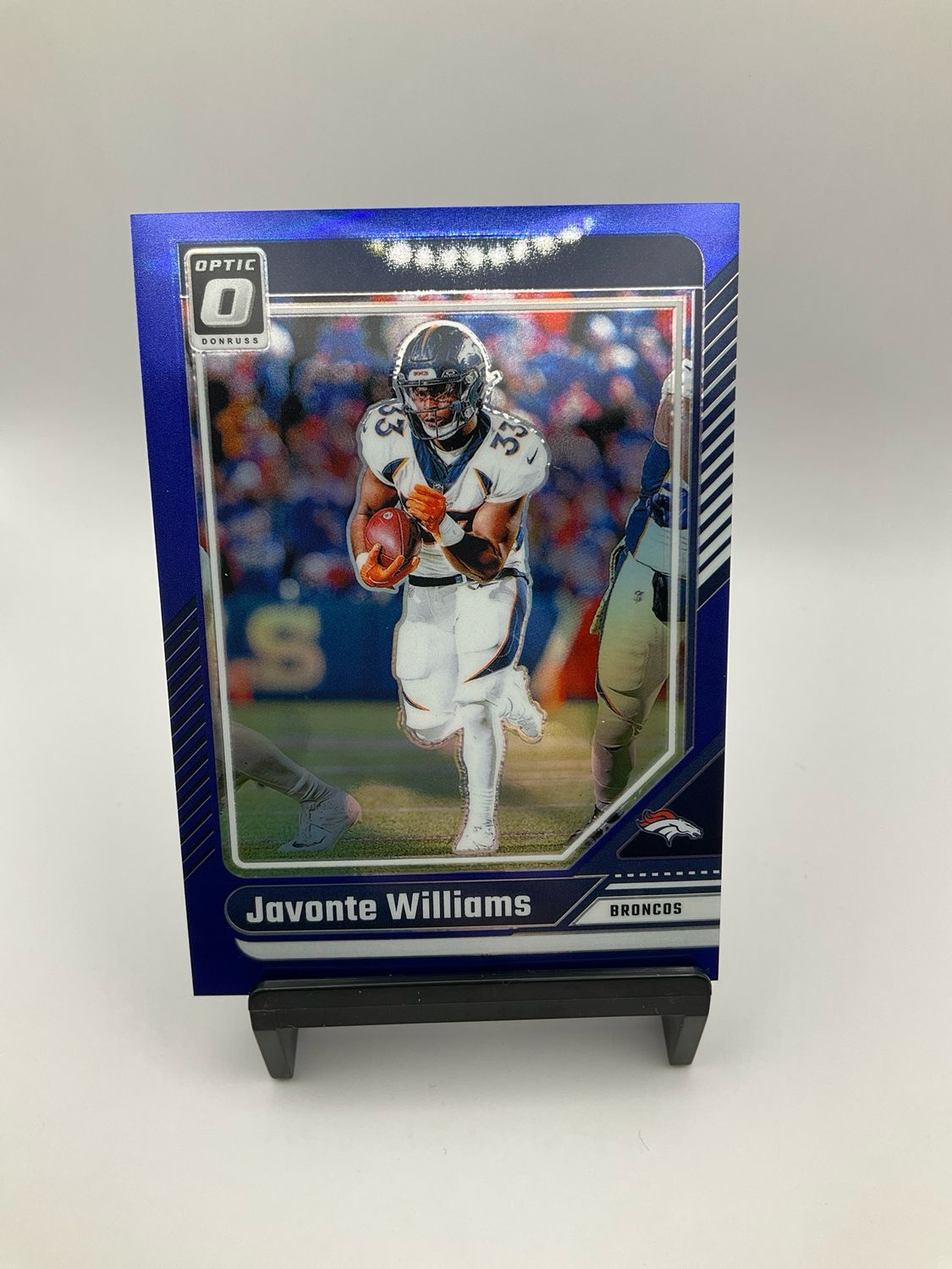 2024 DONRUSS OPTIC JAVONTE WILLIAMS BLUE 037/199