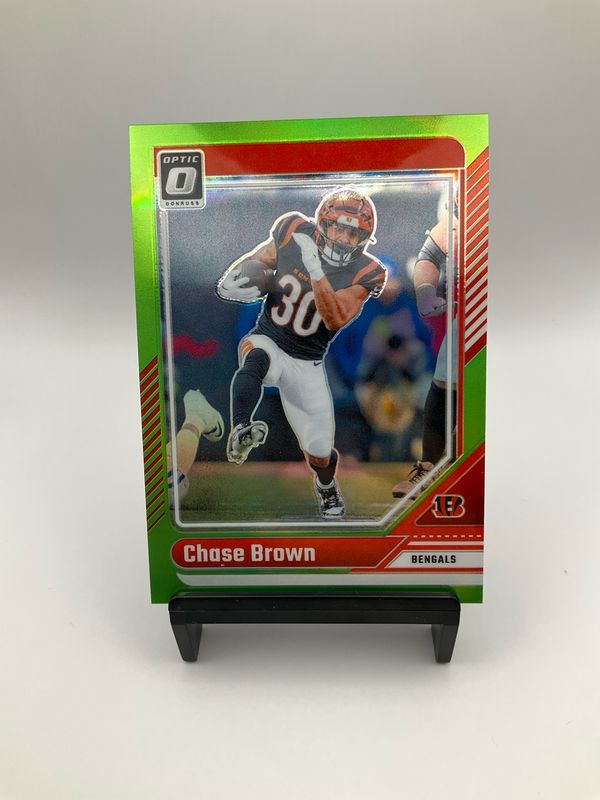 2024 DONRUSS OPTIC CHASE BROWN LIME GREEN 28/50