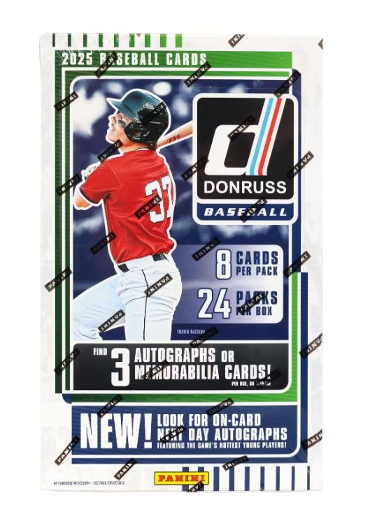 2025 DONRUSS BASEBALL HOBBY BOX