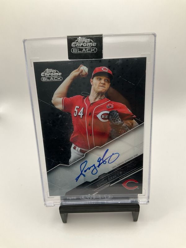 2020 Topps Chrome Black Sonny Gray Autograph
