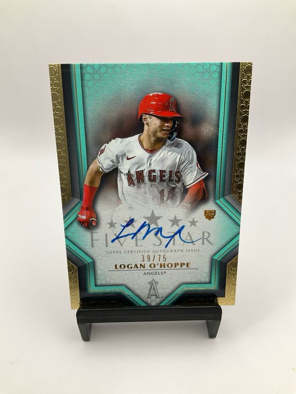 2023 Topps Five Star Logan O&#39;Hoppe Autograph 39/75