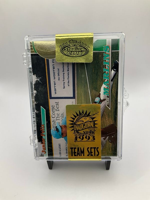 1993 Topps Stadium Club Marlins Inaugural Year Team Set