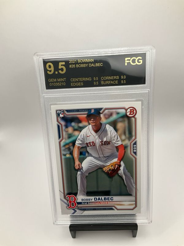 2021 Bowman Bobby Dalbec FCG 9.5
