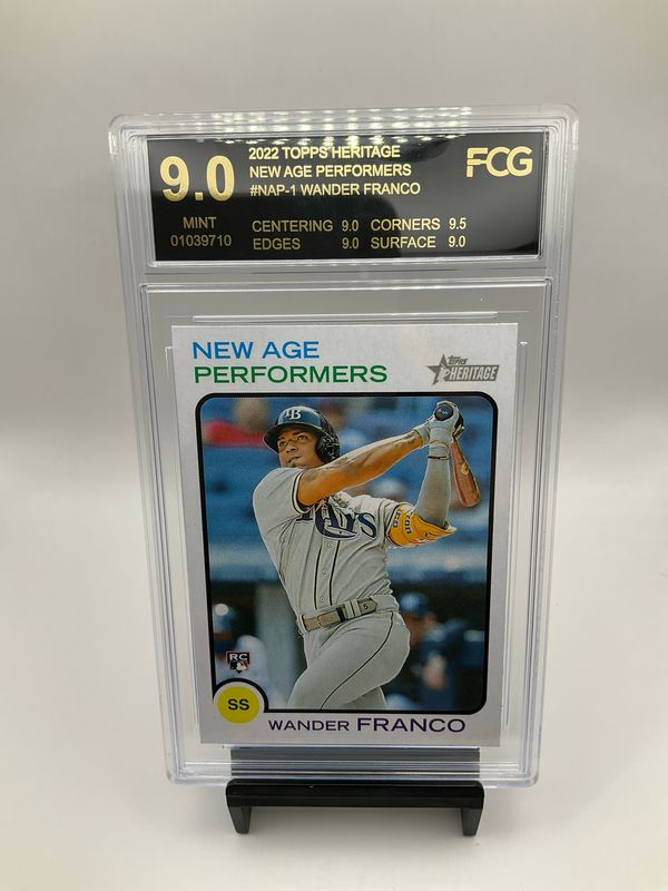 2022 Topps Heritage New Age Performers Wander Franco FCG 9