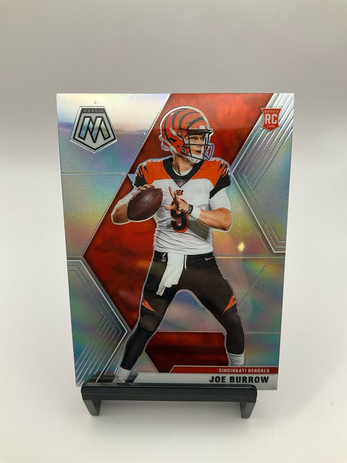 2020 Mosaic Joe Burrow RC Prizm Silver Rookie #201