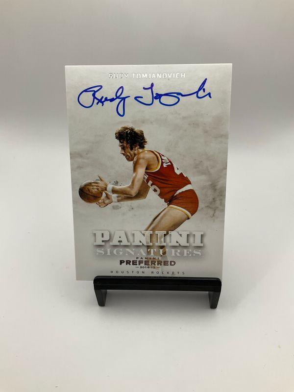 2014/15 PREFERRED BASKETBALL RUDY TOMJANOVICH AUTO 39/75
