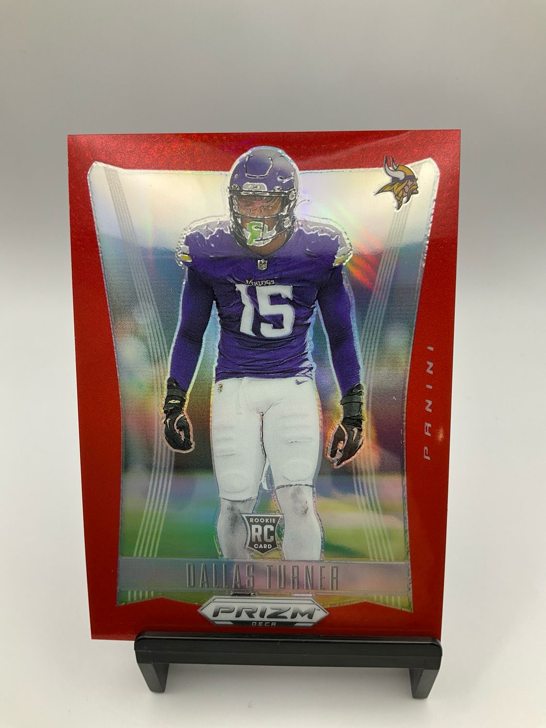 2024 PRIZM DECA FOOTBALL DALLAS TURNER RED 131/199