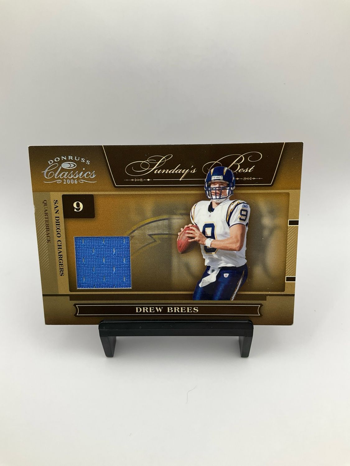 2006 Donruss Classics Drew Brees Patch 050/250