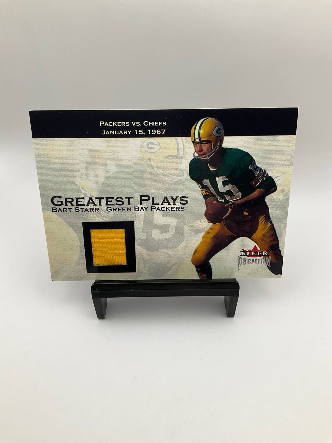 2001 Fleer Premium Bart Star Patch